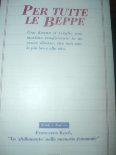 Per tutte le Beppe - copertina