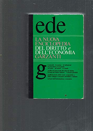 La nuova enciclopedia del diritto e dell'economia Garzanti - copertina
