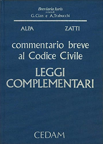Commentario breve al Codice civile. Leggi complementari - copertina