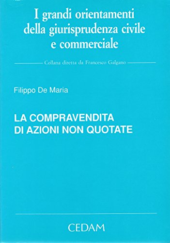 La compravendita di azioni non quotate - copertina