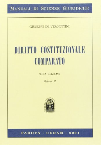 Diritto costituzionale comparato (Vol. 2) - copertina