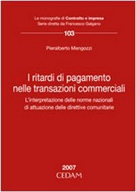 I ritardi di pagamento nelle transazioni commerciali - copertina