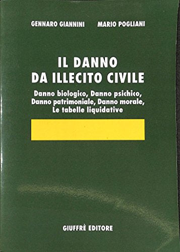 Il danno da illecito civile. Danno biologico, danno psichico, danno patrimoniale, danno morale, le tabelle liquidative - copertina
