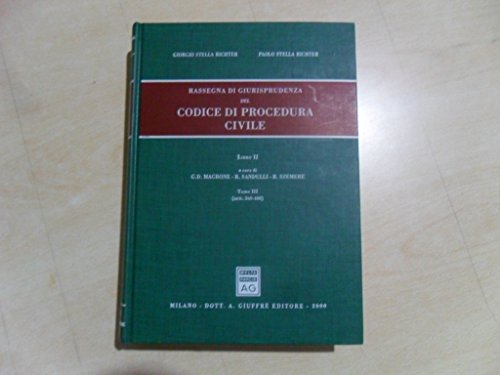 Rassegna di giurisprudenza del Codice di procedura civile.Artt. 360-408 (Vol. 2/3) - copertina