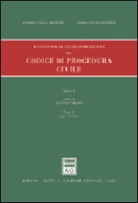 Rassegna di giurisprudenza del Codice di procedura civile. Aggiornamento 1999-2001. Artt. 75-111 (Vol. 1/tomo 2) - copertina
