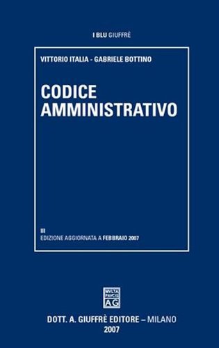 Codice amministrativo - copertina