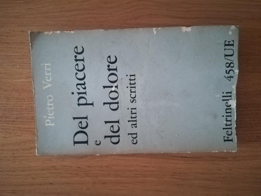 Del piacere e del dolore e altri scritti - copertina