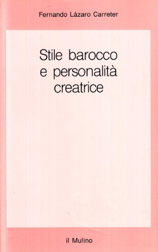 Stile barocco e personalità creatrice - copertina