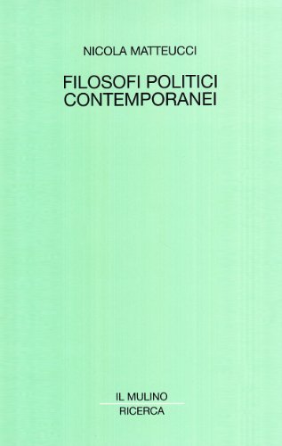 Filosofi politici contemporanei - copertina