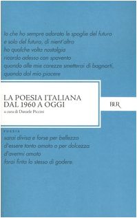 La poesia italiana dal 1960 a oggi - copertina