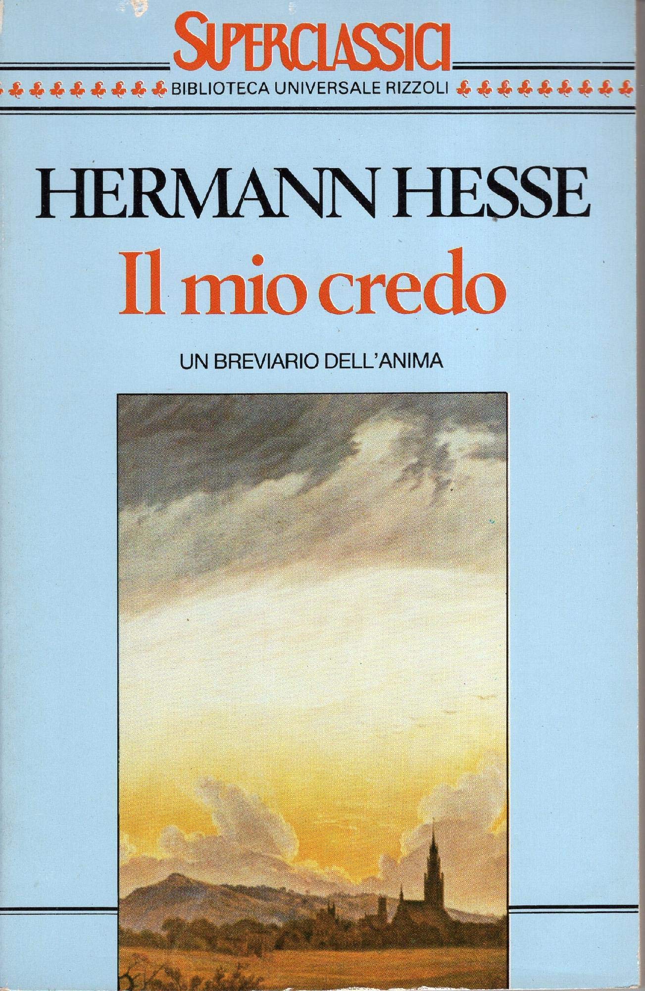 Il mio credo. Un breviario dell'anima - copertina