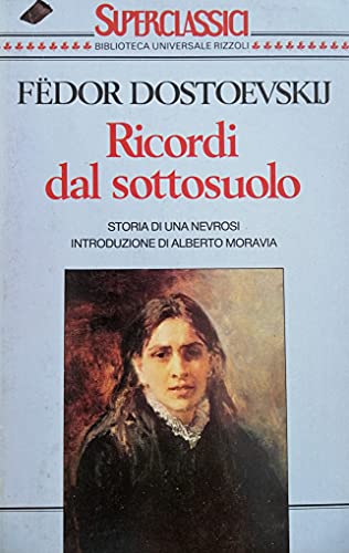 Ricordi dal sottosuolo - copertina