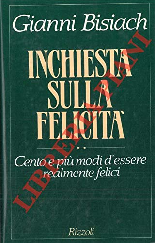 Inchiesta sulla felicità - copertina