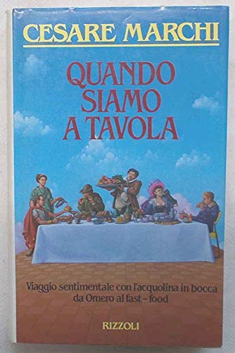 Quando siamo a tavola - copertina