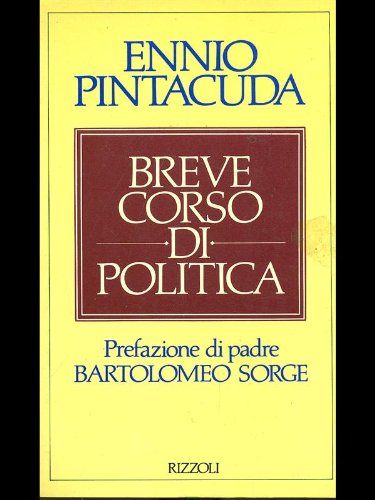 Breve corso di politica - copertina