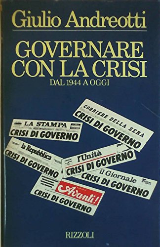 Governare con la crisi - copertina