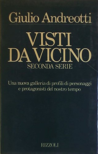 Visti da vicino. seconda serie - copertina