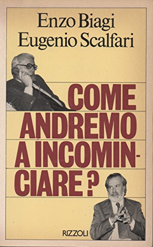 Come andremo a incominciare? - copertina