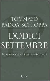 Dodici settembre. Il mondo non è al punto zero - copertina
