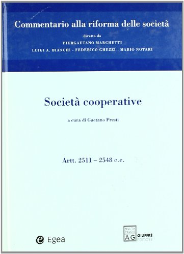 Società cooperative. Artt. 2511-2548 - copertina
