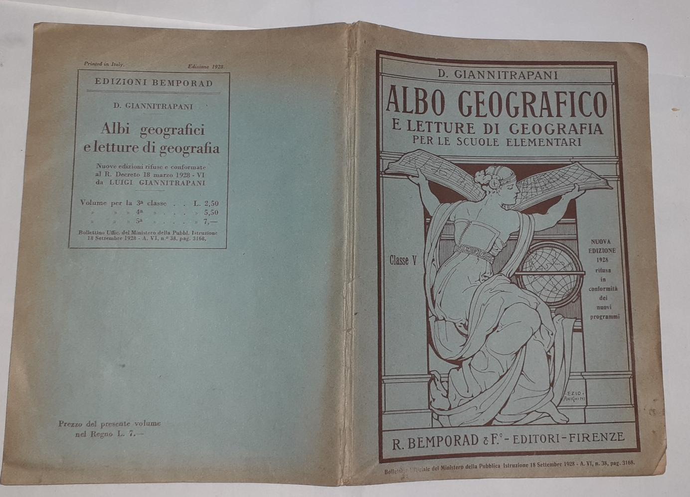 Albo Geografico e letture di geografia - copertina