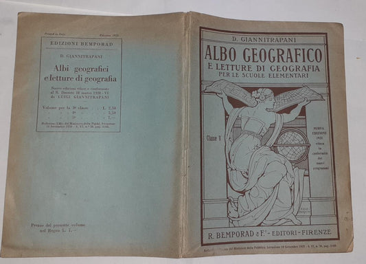 Albo Geografico e letture di geografia - copertina