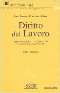 Diritto del lavoro - copertina