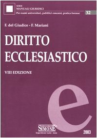 Diritto ecclesiastico - copertina