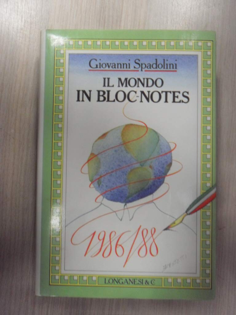 Il mondo in bloc-notes (1986-1988) - copertina