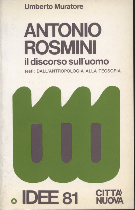 Antonio Rosmini. Il discorso sull'uomo - copertina