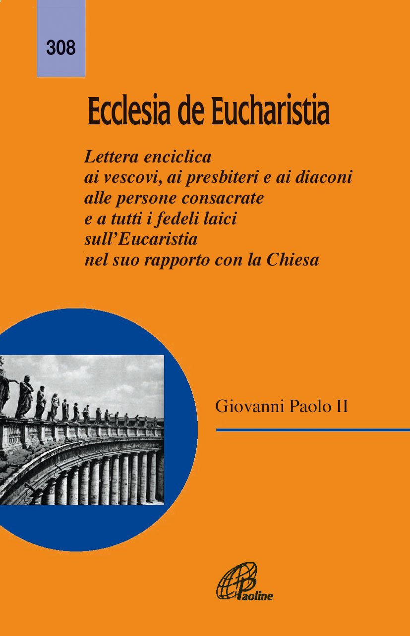 Ecclesia de Eucharistia - copertina