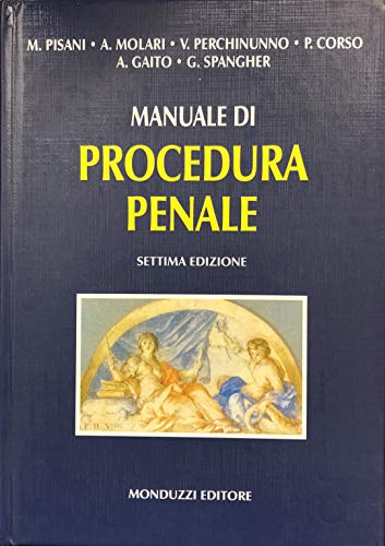 Manuale di procedura penale - copertina