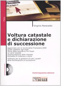 Voltura catastale e dichiarazione di successione. Con CD-ROM - copertina