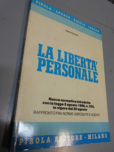 La libertà personale - copertina