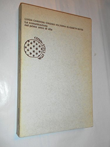 La comunicazione nel primo anno di vita - copertina