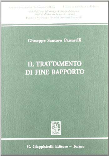 Il trattamento di fine rapporto - copertina