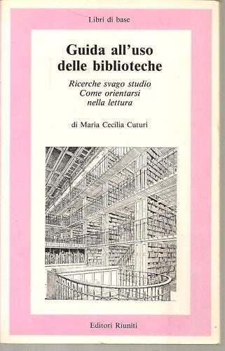 Guida all\'uso delle biblioteche - copertina