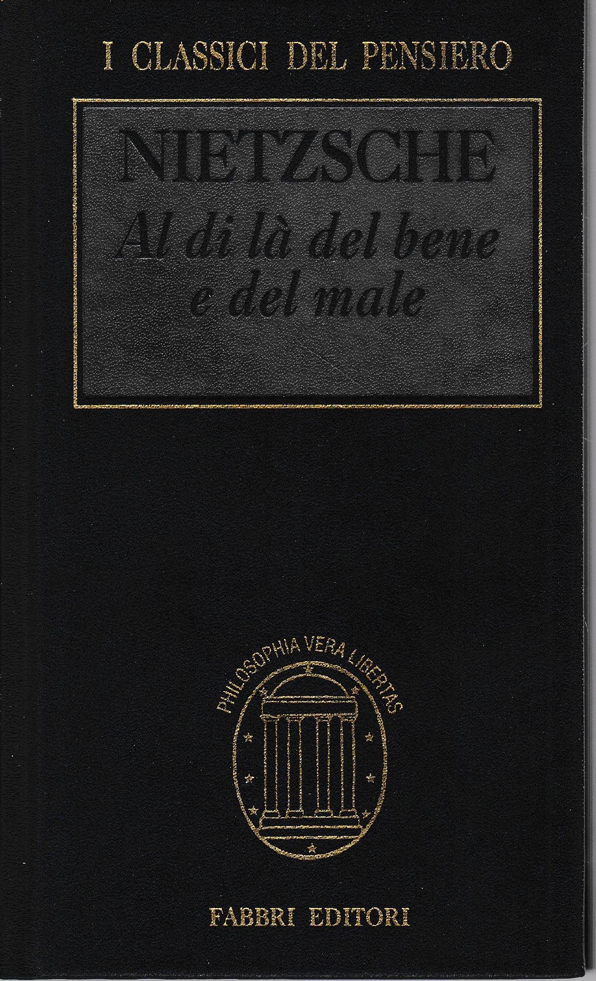Al di là del bene e del male - copertina