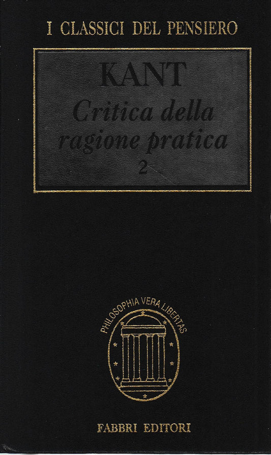 Critica della ragione pretica, vol. 2 - copertina