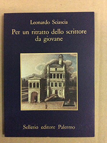 Per un ritratto dello scrittore da giovane - copertina