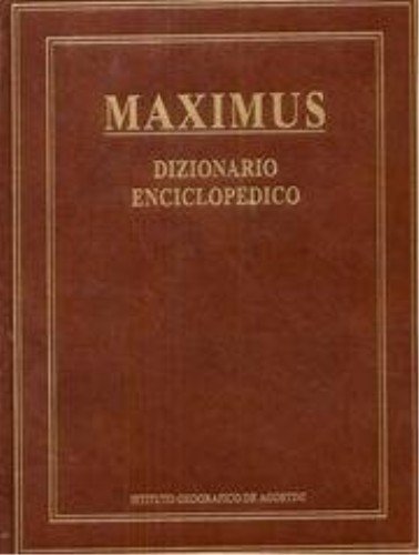 Maximus.  Dizionario enciclopedico - copertina