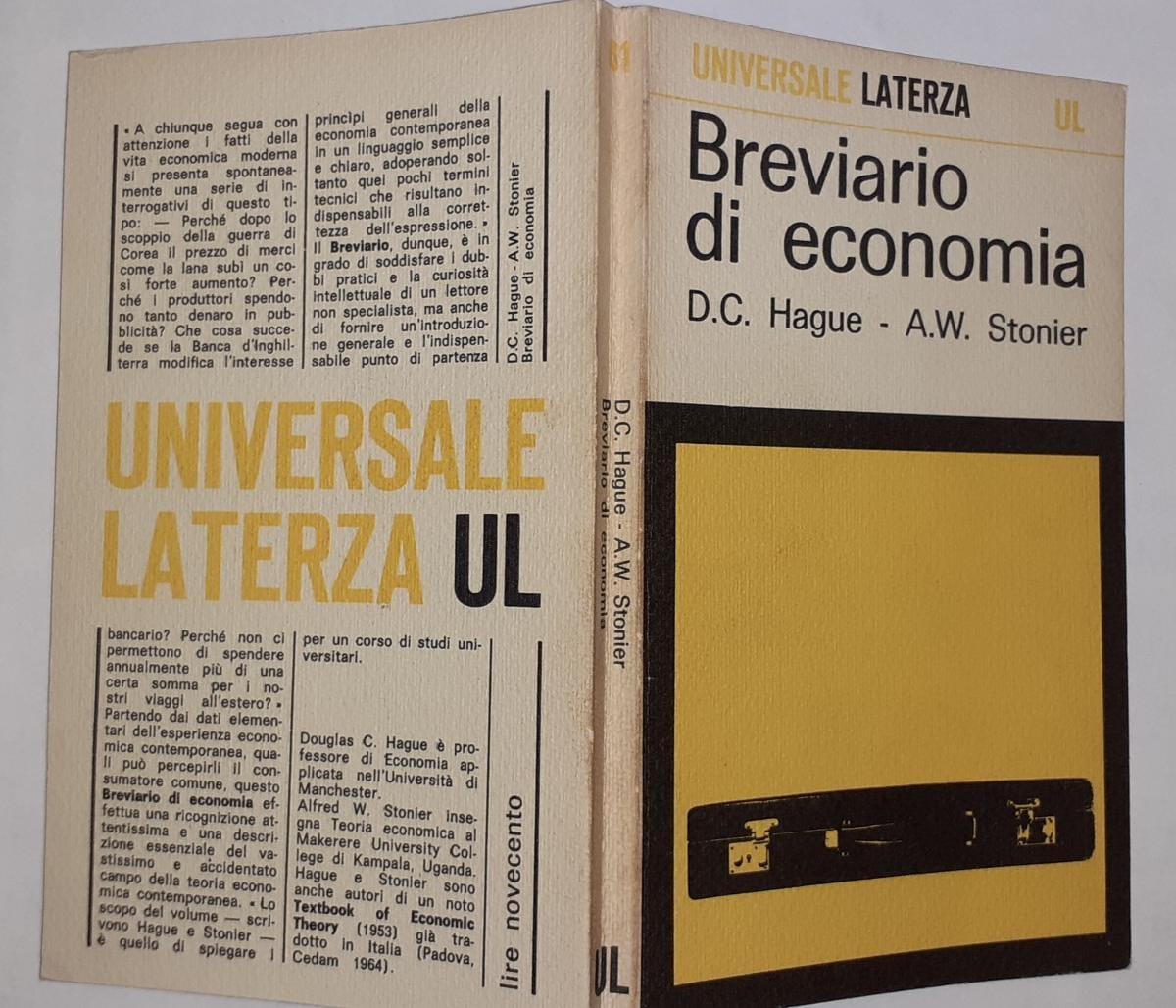 Breviario di economia - copertina