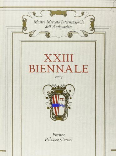 Ventitreesima biennale di Firenze - copertina