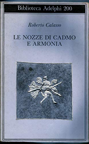 Le nozze di Cadmo e Armonia - copertina