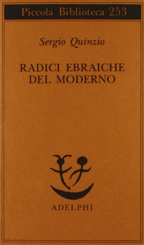 Radici ebraiche del moderno - copertina