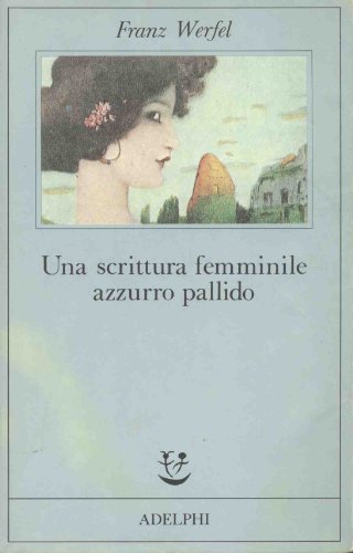 Una scrittura femminile azzurro pallido - copertina