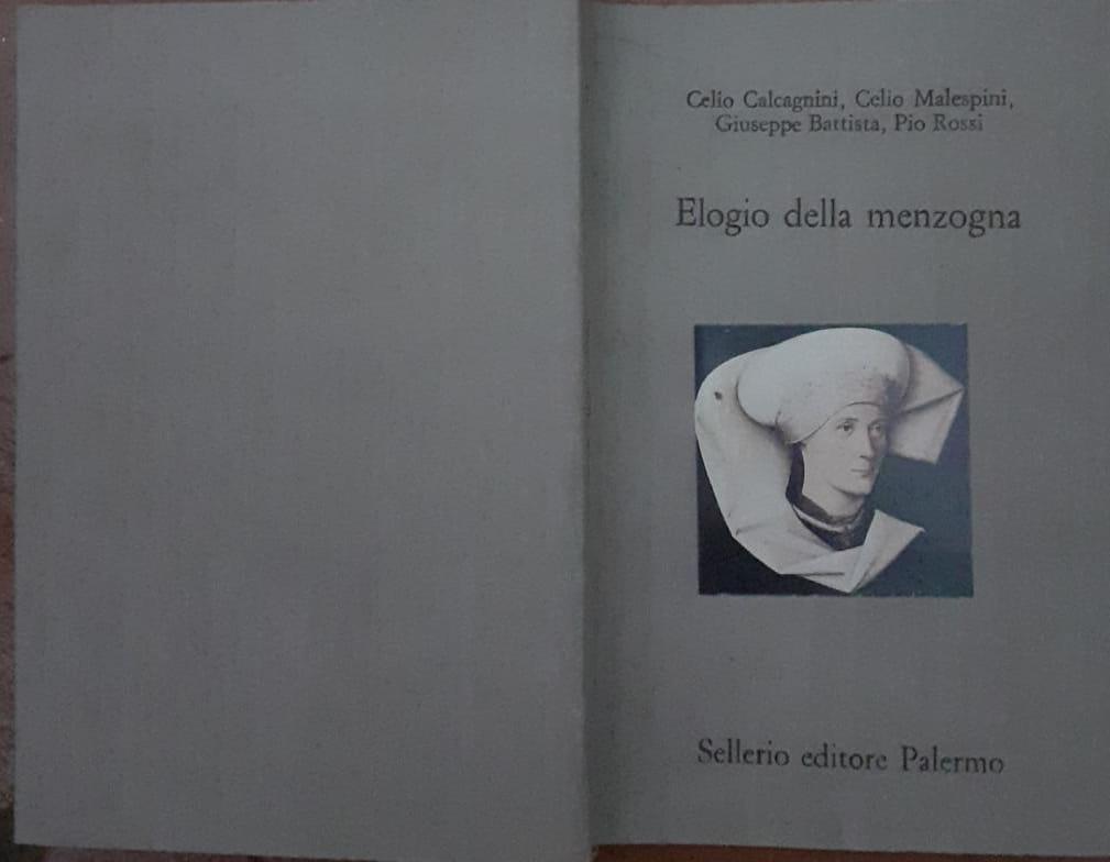 Elogio della menzogna - copertina