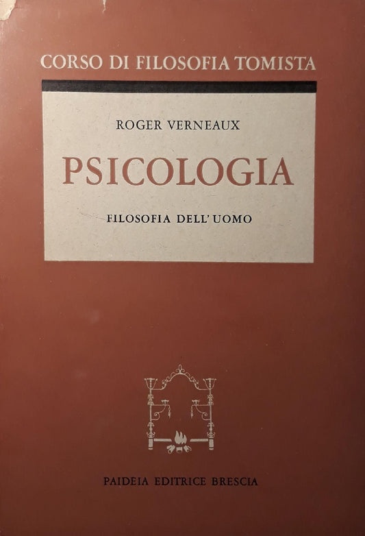 Psicologia: filosofia dell'uomo - copertina