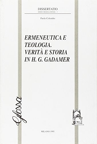 Ermeneutica e teologia. Verità e storia in H. G. Gadamer - copertina