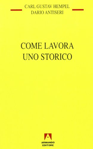Come lavora uno storico - copertina